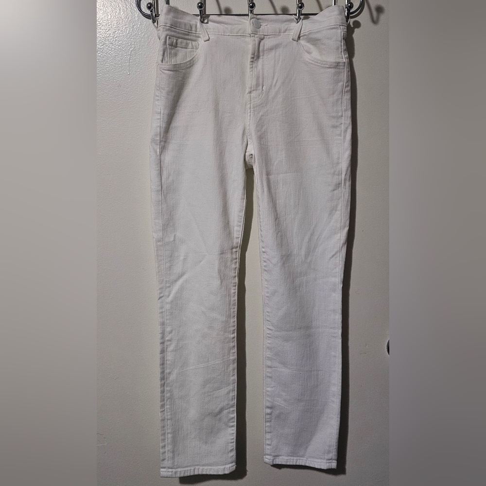 J Brand White Skinny Jeans Size 26 Made in USA